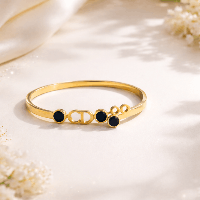 Black Touch Gold Bracelet
