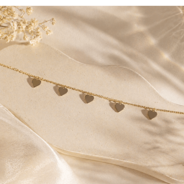Celestia Heart Drop Bracelet
