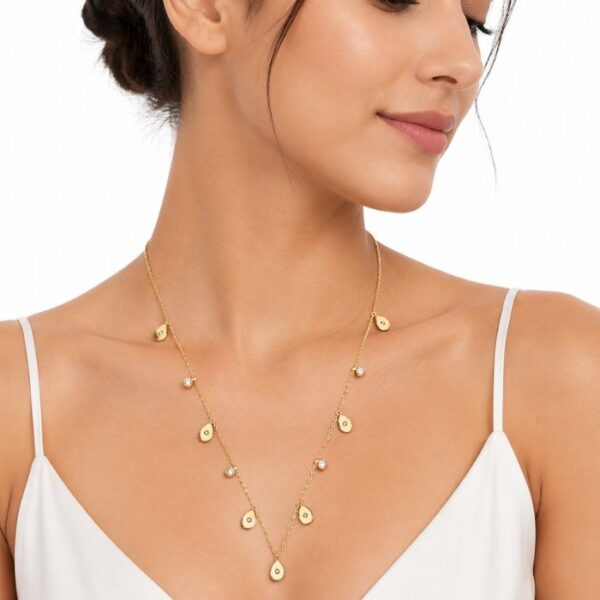 Eternal Glow Teardrop Necklace