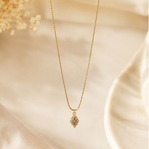 Luminous Crystal Drop Pendant Necklace